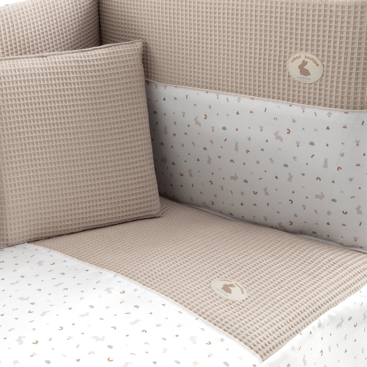 Cambrass Jgo 2 Pcs.Colcha I-V. Cuna 60 Rabbit