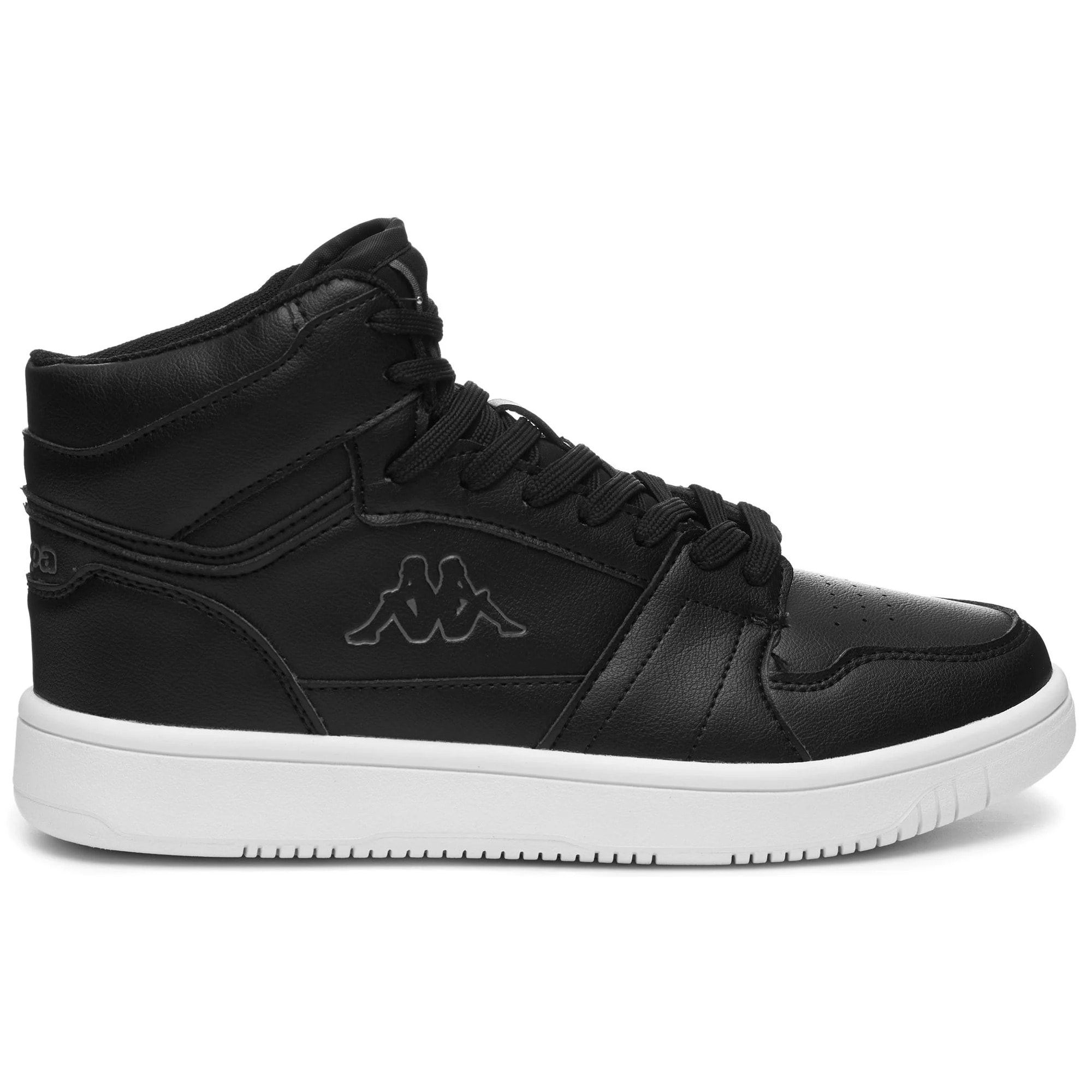 Kappa - Sneakers Uomo Donna Nero - LOGO BASIL MD