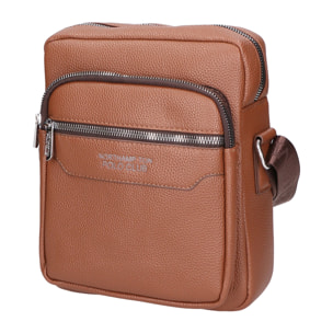 Borsa a tracolla uomo - Modello False - 100% pelle PU - 20.0 x 25.0 x 10.0 cm