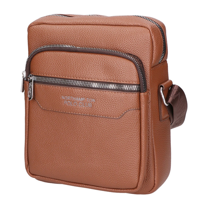 Borsa a tracolla uomo - Modello False - 100% pelle PU - 20.0 x 24.0 x 10.0 cm