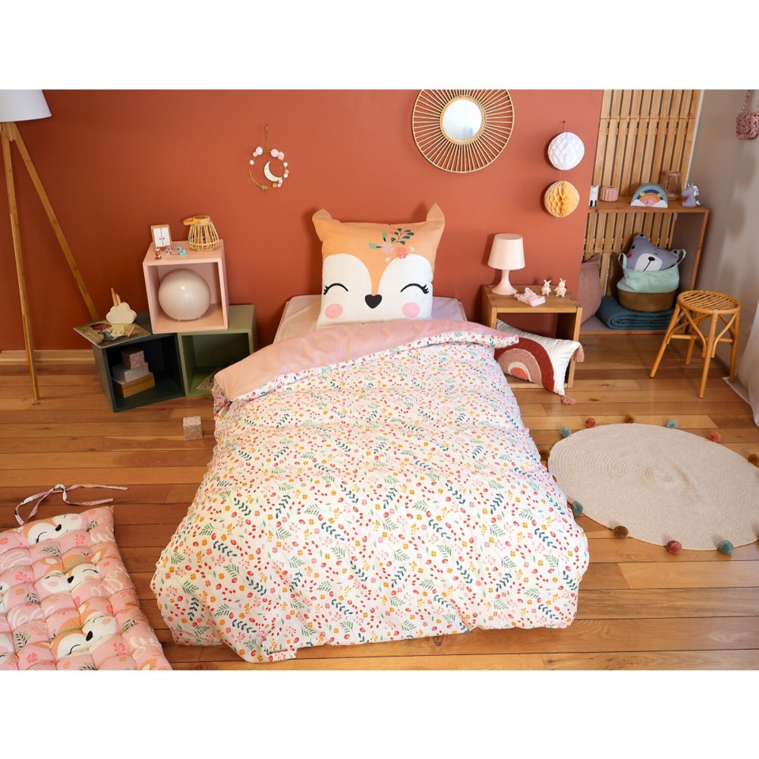 Parure de lit enfant 100% microfibre - LEILA