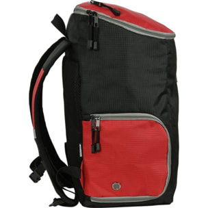 Mochila multisports para portatil 13,3" safta "black-red"