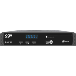 Décodeur satellite CGV FRANSAT E-SAT UHD 4K
