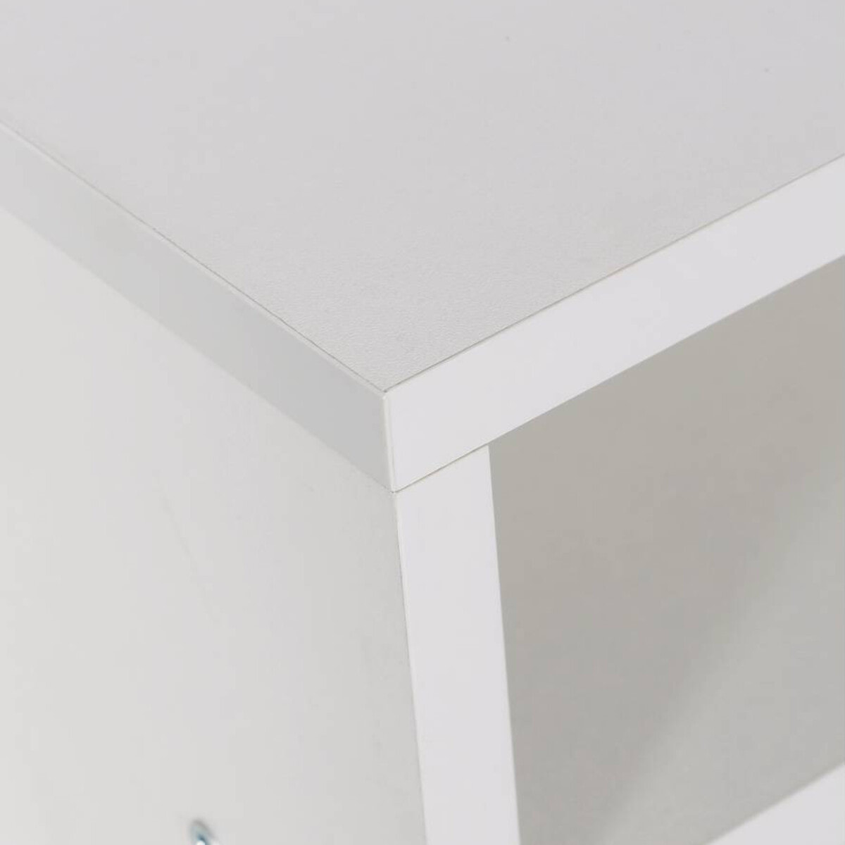 Chevet "York" 2 niches - Blanc