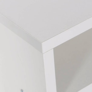 Chevet "York" 2 niches - Blanc