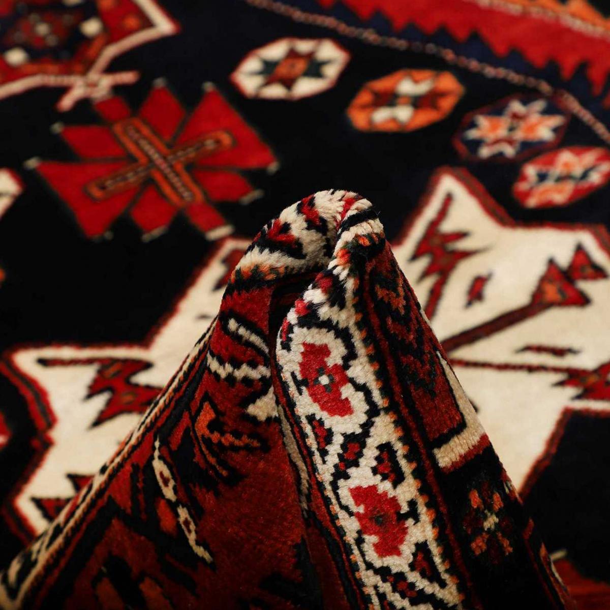 Tapis d'orient au motif oriental, noué à la main en laine, GISOLO