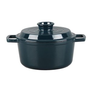 Cocotte en fonte ronde   - "Masseiron Emeraude"