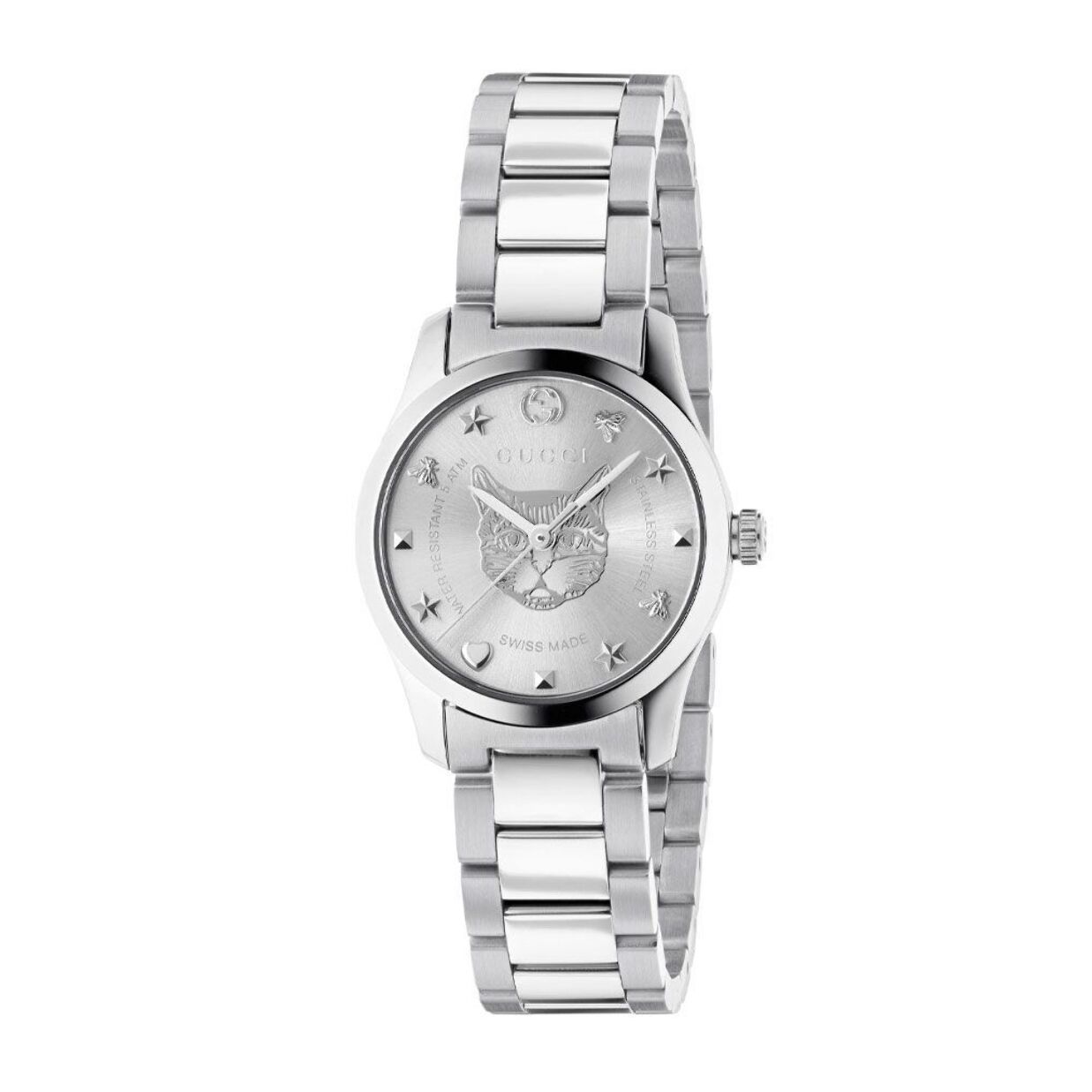 Reloj Gucci YA126595 Mujer Analogico Cuarzo con Correa de Acero inoxidable