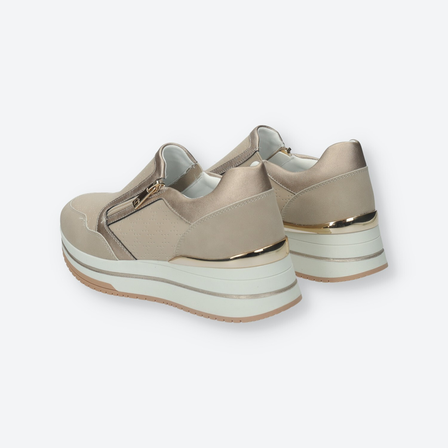 Sneakers Donna Tata Italia Beige