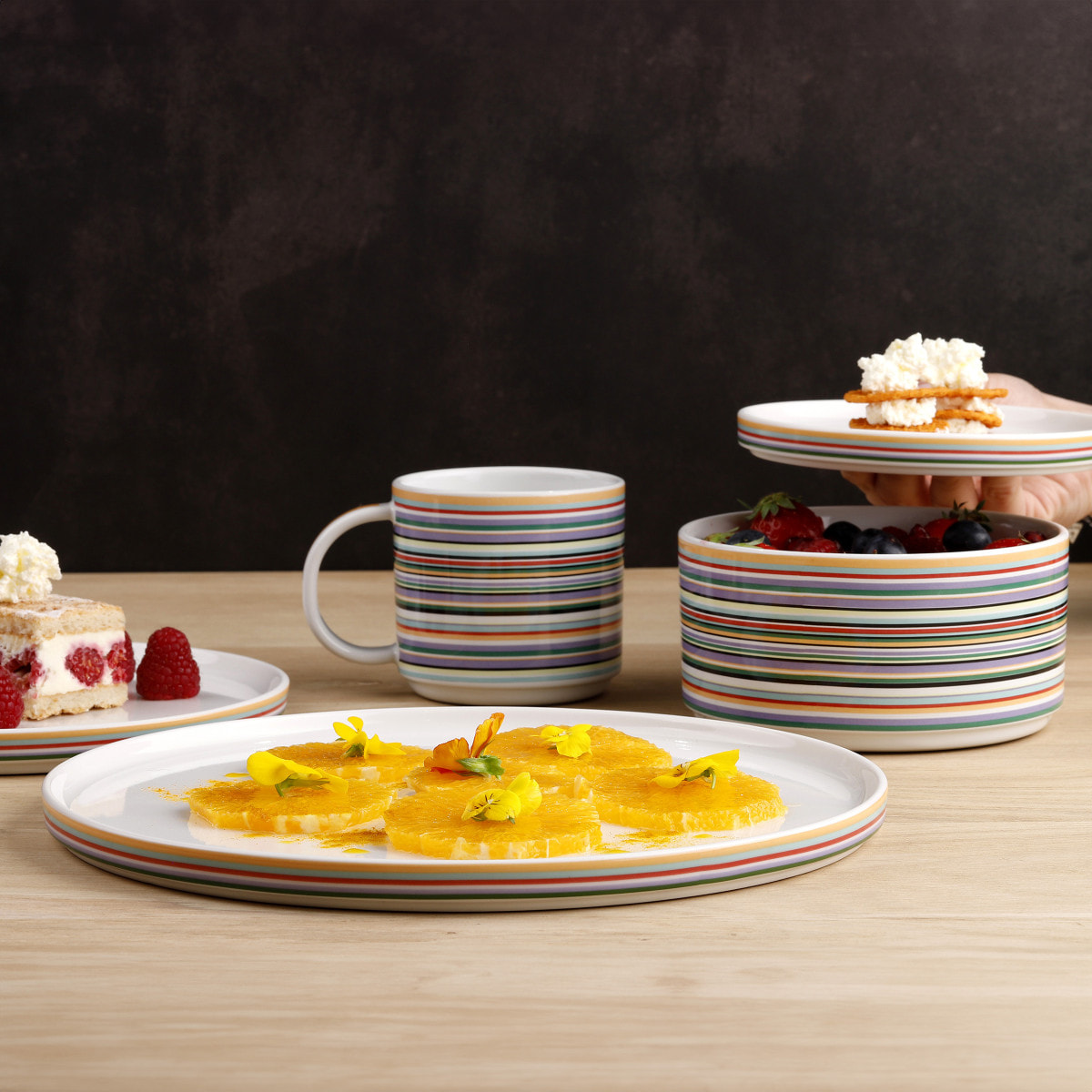 Baila - 6 mugs empilables