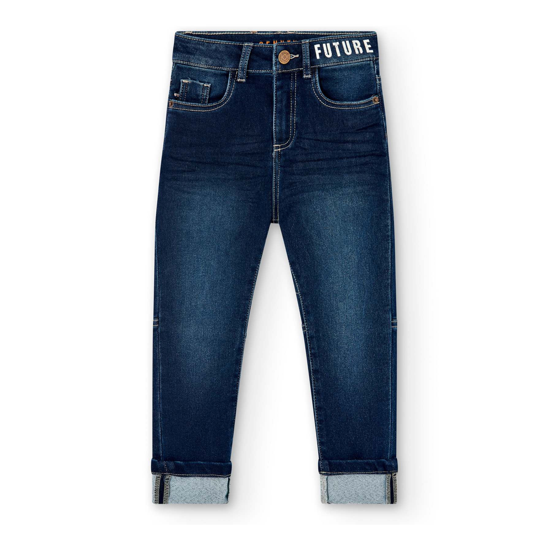 Pantalón denim punto de niño -BCI