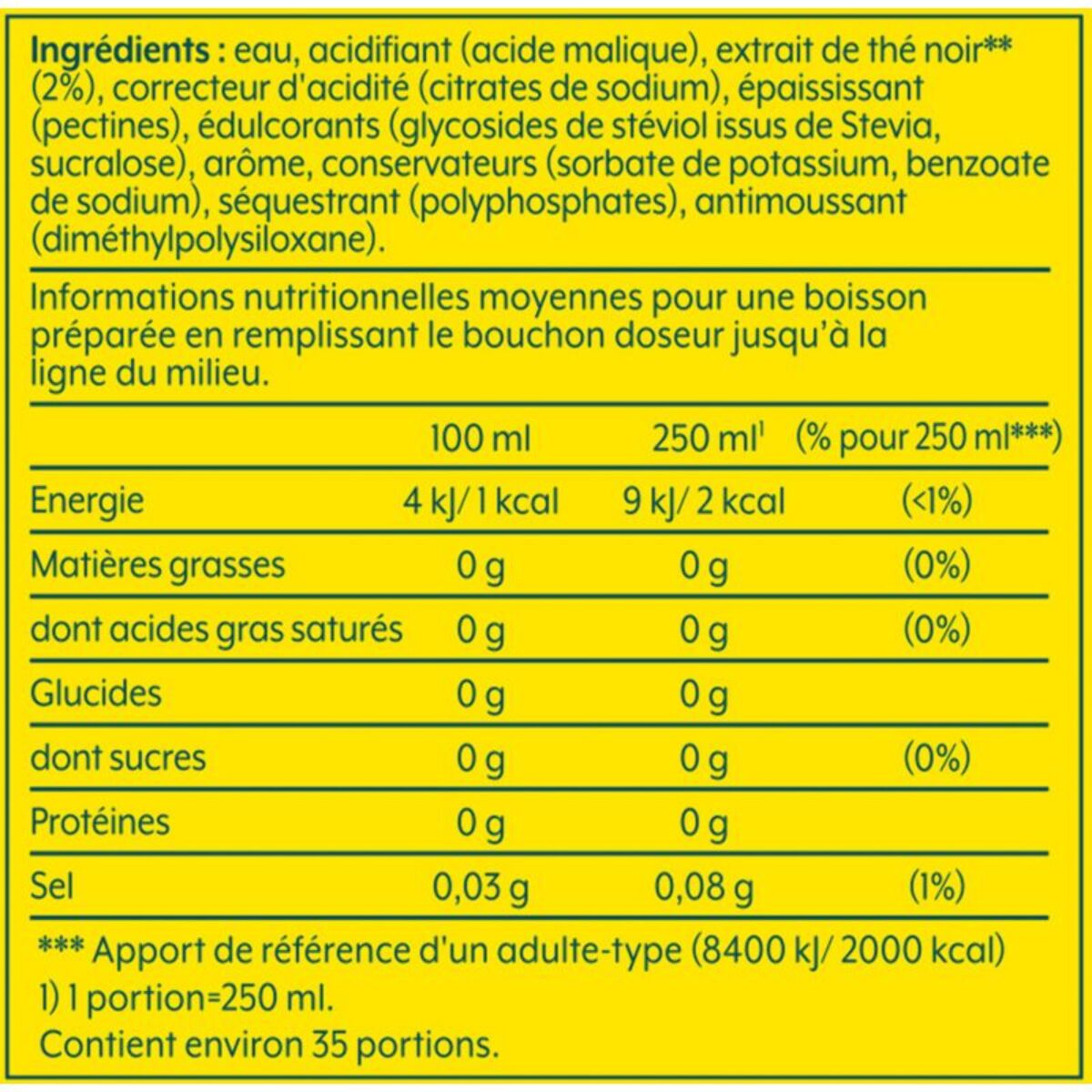 Concentré SODASTREAM lipton ice tea Pec0