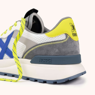 Sneakers Diseño Urbano Blanco y Gris MUNICH DYNAMIX 11