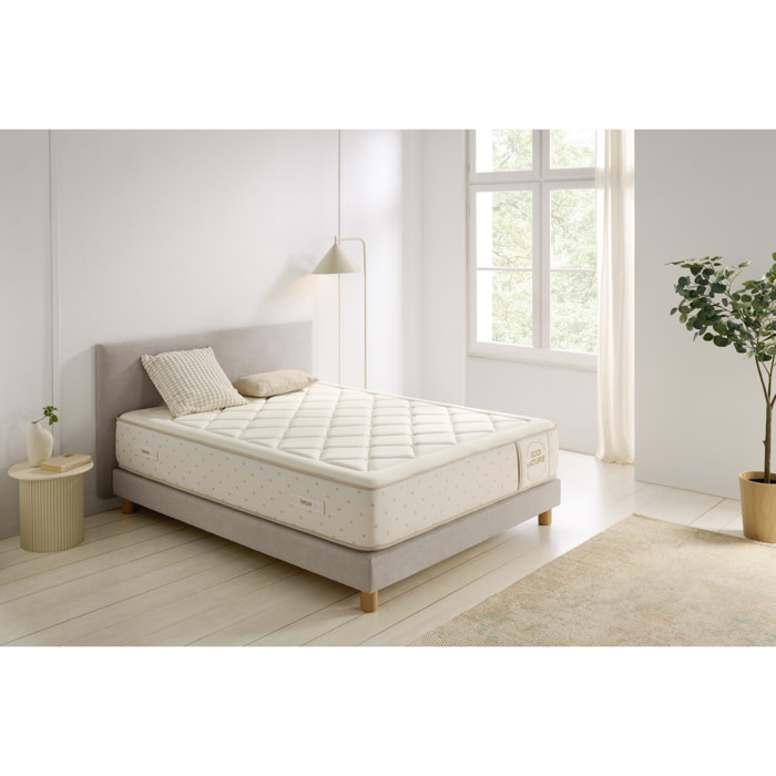 Matelas Ressorts Ensachés Eco Nature Spring, 30 cm, 2 places - Moonia