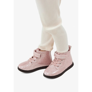 Botas de Niña Glitter en Rosa