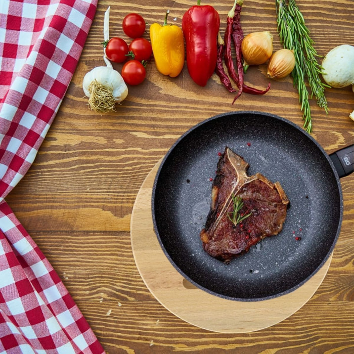 Dessous de plat rond en bois 18 cm Fackelmann Wood Edition