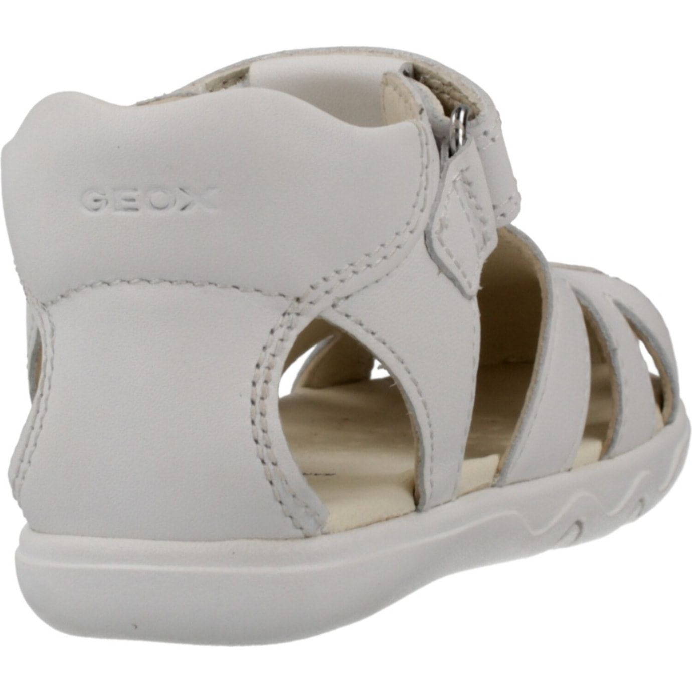 Sandalias Niño de la marca GEOX  modelo B SANDAL STEPPIEUP BLANCO