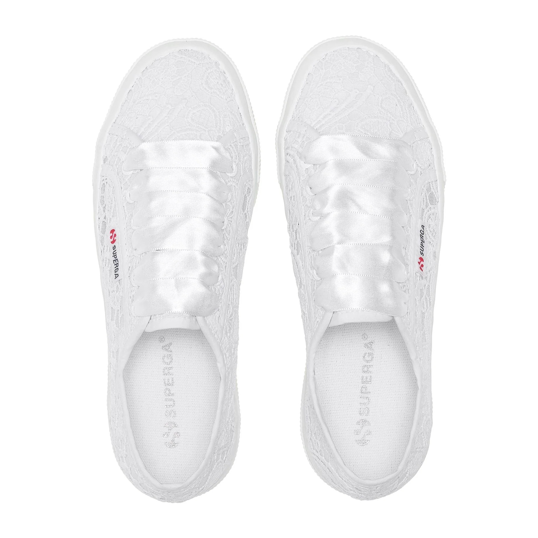 Superga - Zapatos de mujer Mujer Blanco - 2740 Flower Macrame