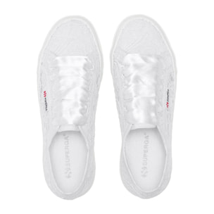 Superga - Zapatos de mujer Mujer Blanco - 2740 Flower Macrame