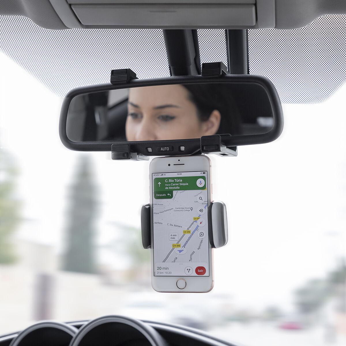 Soporte de Smartphone para Espejo Retrovisor Stropp InnovaGoods