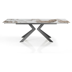 Tomasucci Table extensible STAR ONICE GREY