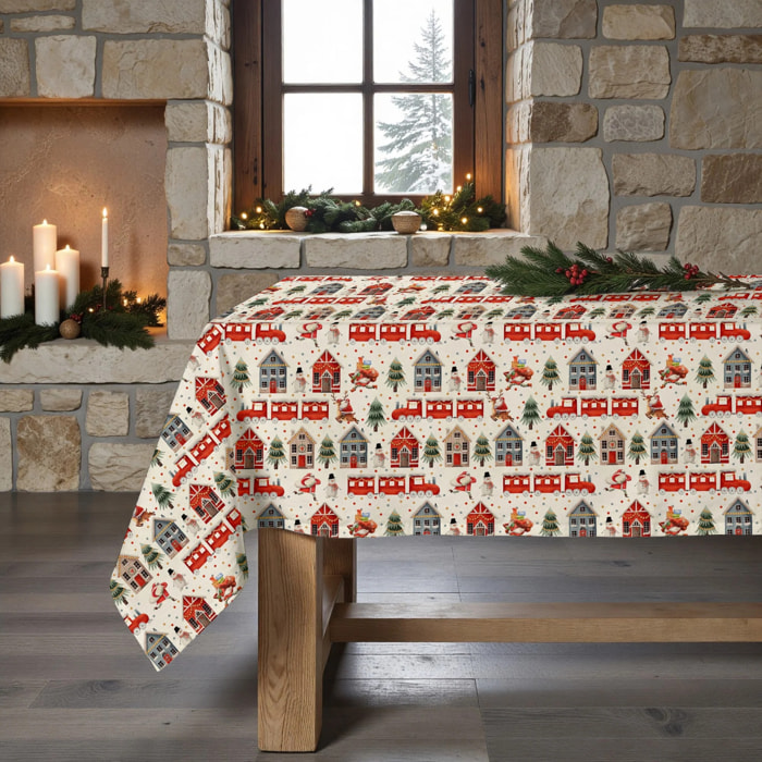 Nappe en résine Anti-tâches Merry Christmas 66