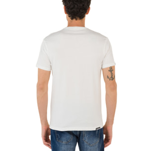 T-shirt in cotone 150 gr Hot Buttered Goldenbreed Colore Bianco