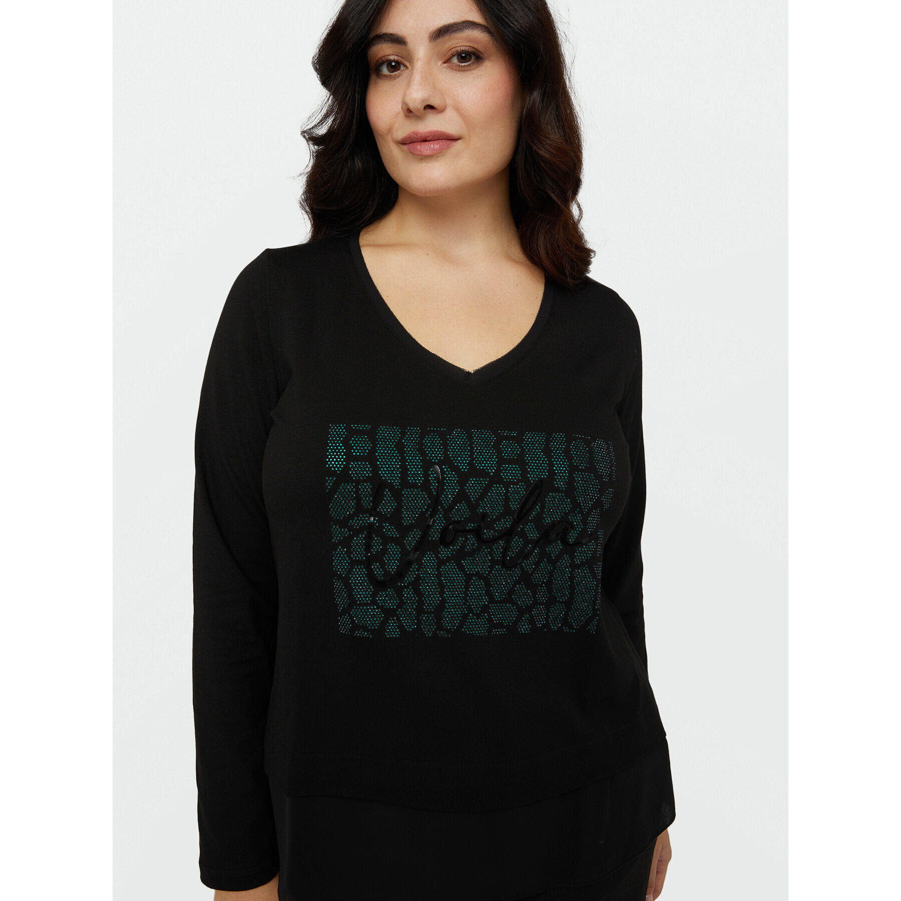 Fiorella Rubino - Camiseta con estampado y texto - Negro