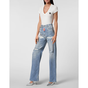 PHILIPP PLEIN Wide-leg jeans