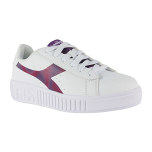 Zapatillas Sneaker para Niño/Niña - DIADORA Game step kaleido gs 101.178344 01 C7821 White/Dahlia mauve