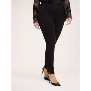 Fiorella Rubino - Pantaloni Leggings in Punto Milano - Nero