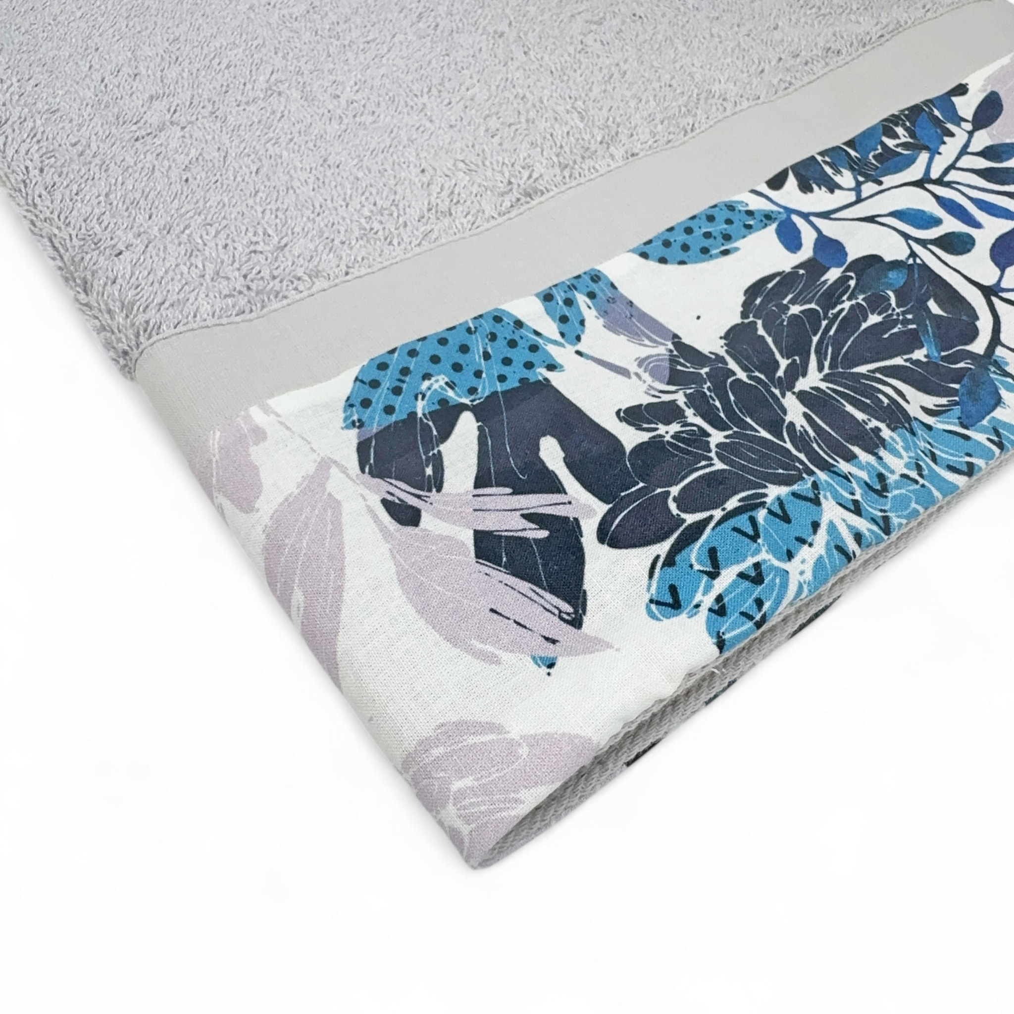 Set Spugna MORA 2 Pezzi: Viso+Ospite - Grigio - 450 gr/m² - Puro Cotone