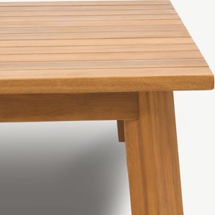 Table basse de jardin carrée en bois FSC - PALAU