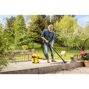 Aspirateur eau et poussière sans fil Karcher WD 2-18 Battery Set V-12/18 - Batterie 18V- Capacité 12L- Batterie et chargeur inclus