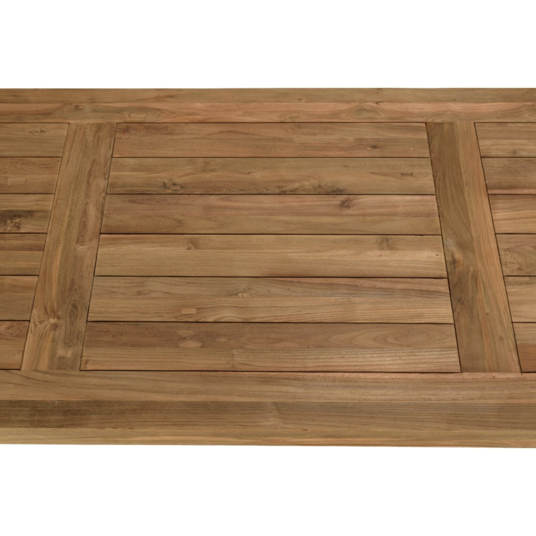 KALLY - Ensemble de jardin en bois teck recyclé et teck 8/10 pers.