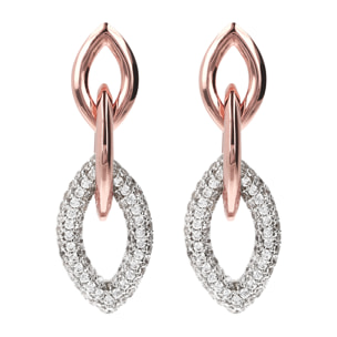 Orecchini Pendenti con Marquise in Cubic Zirconia