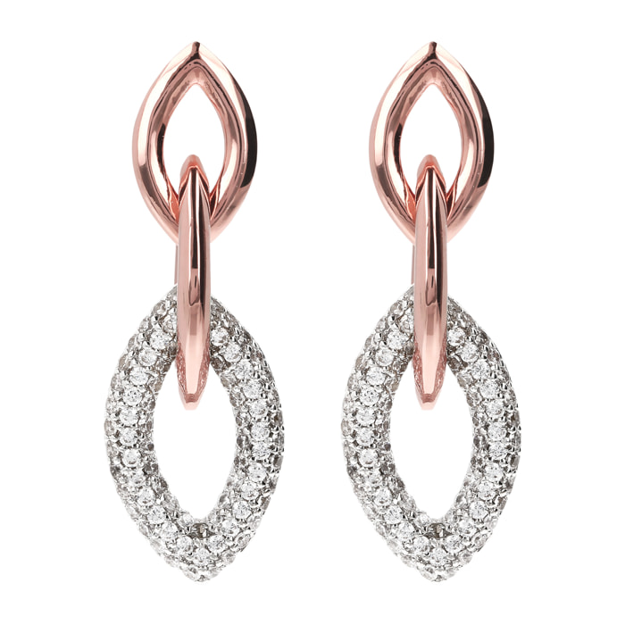 Orecchini Pendenti con Marquise in Cubic Zirconia