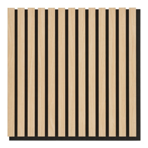 Set 2 pannelli acustici 52x52 cm effetto rovere naturale