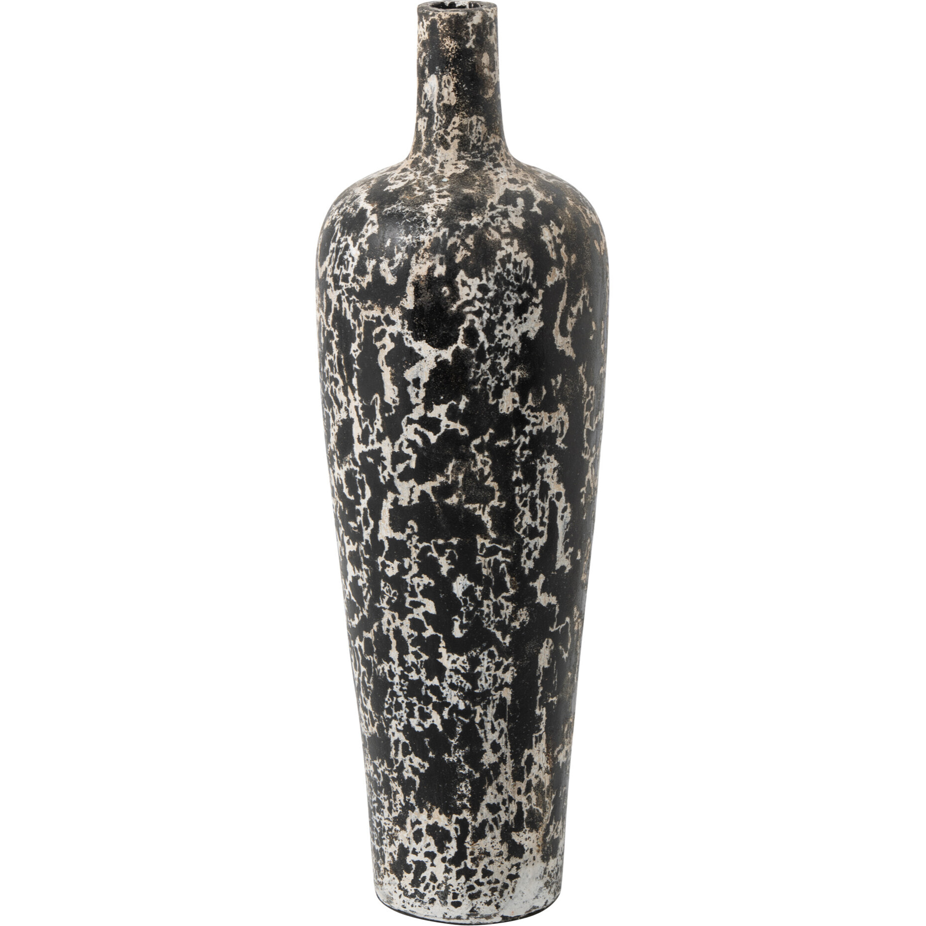 J-Line Vase Ruby - céramique - noir/blanc - small
