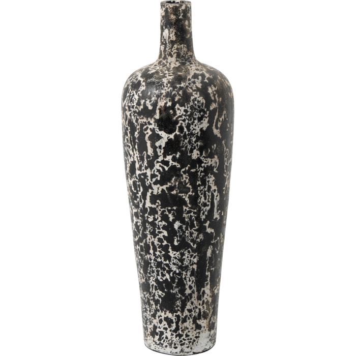 J-Line Vase Ruby - céramique - noir/blanc - small