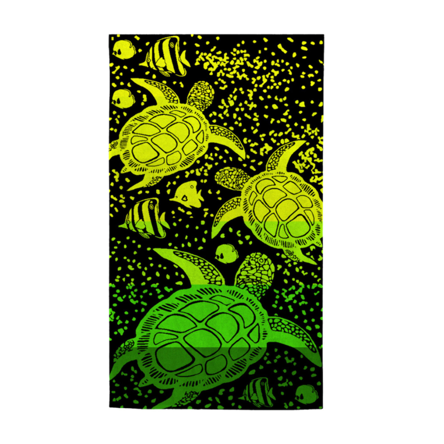 Telo Mare Spugna Jacquard Spiaggia Disegno Guizzo