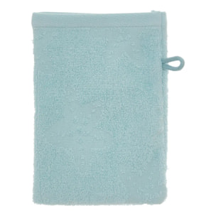 Set Cape et Gant de bain Enfant Orta 92x50 cm Bleu