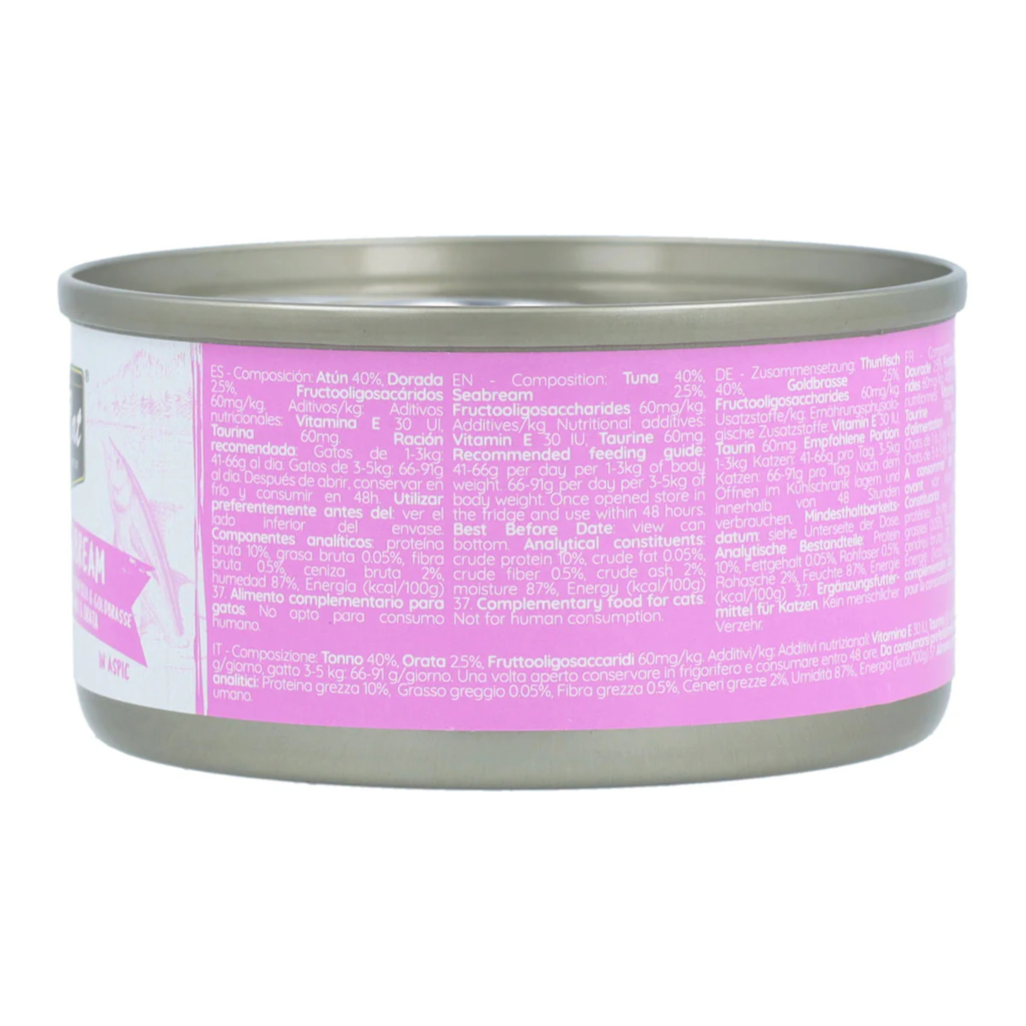 24x Kit Cat Lata Toppers - Atún & Dorada 80 g Comida húmeda para gatos
