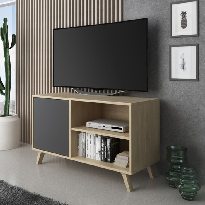 Mueble TV Wind 100 Puccini - Gris Antracita