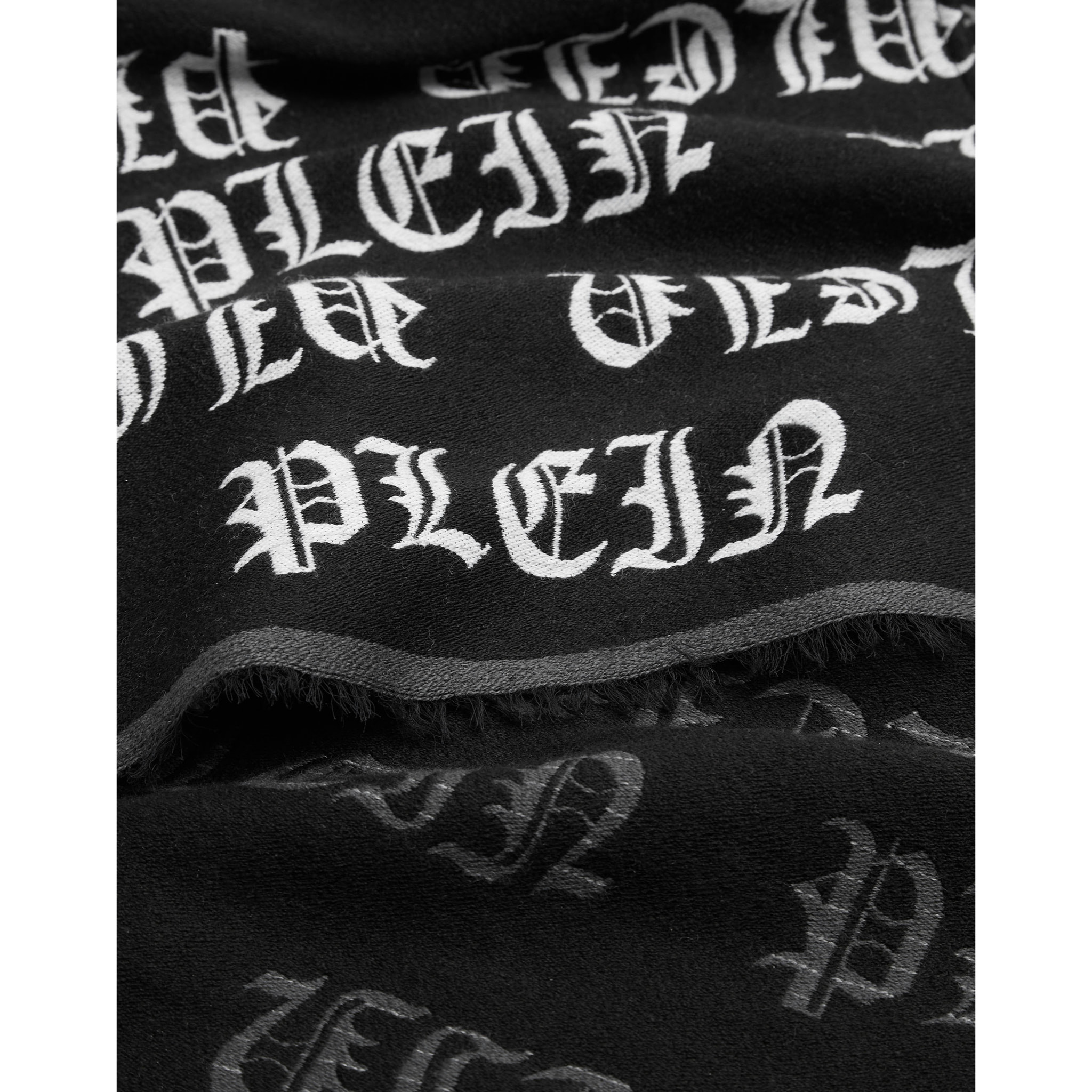 PHILIPP PLEIN Long Scarf GOTHIC PLEIN