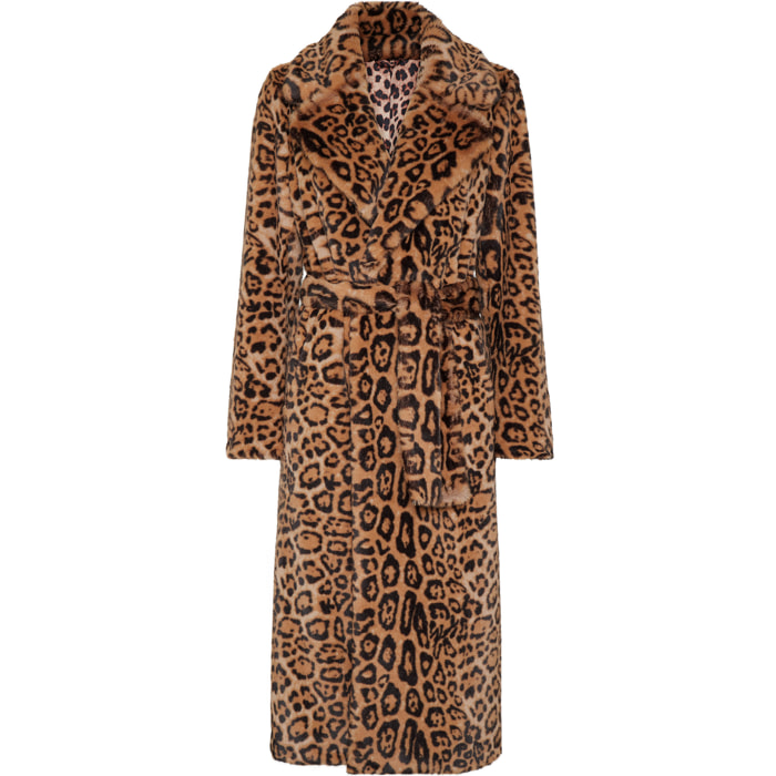 PHILIPP PLEIN COAT LONG LEOPARD