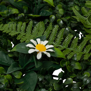 Carré végétal jungle "Izy" vert 50x50cm