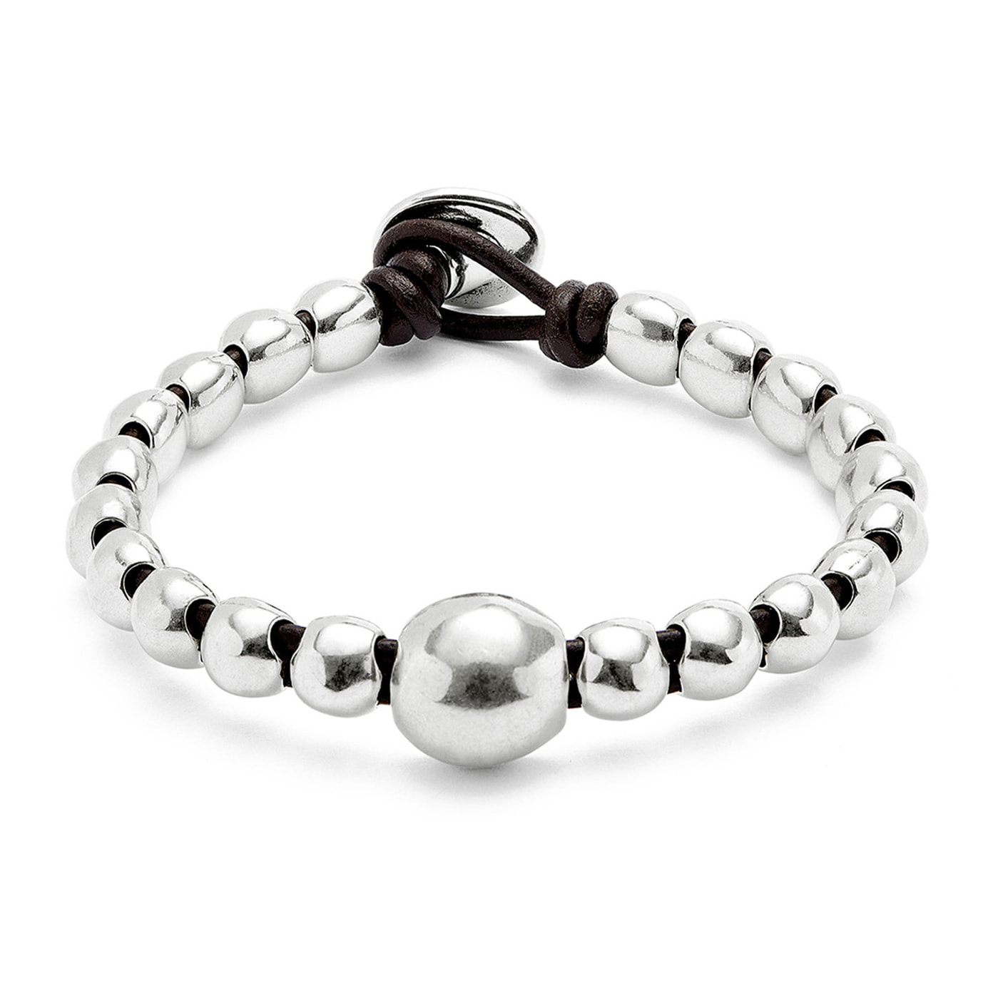 Pulsera SER INTRÉPIDA PLATEADO L