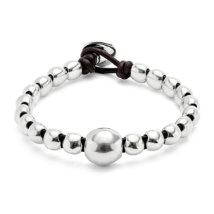 Pulsera SER INTRÉPIDA PLATEADO L