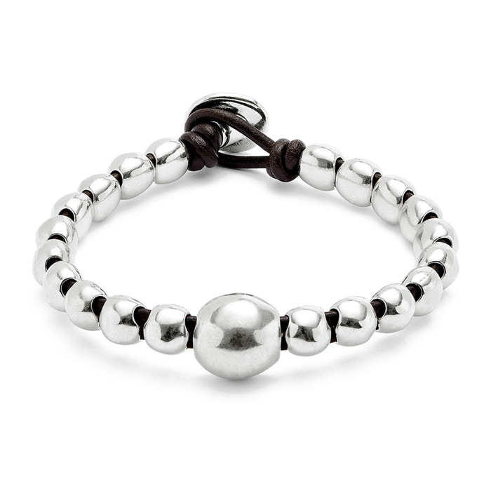 Pulsera SER INTRÉPIDA PLATEADO L